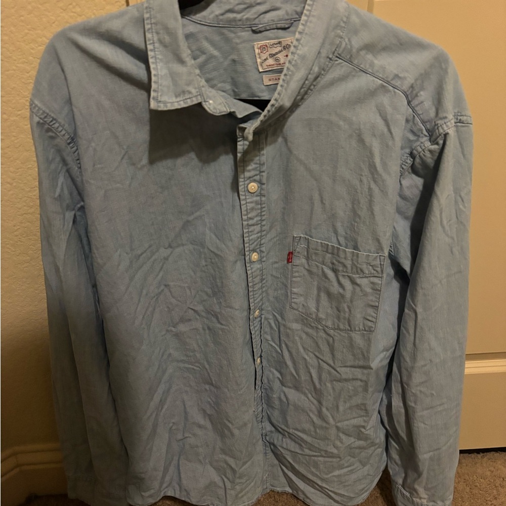 Levi's Light Blue Casual Button Down Shirt
